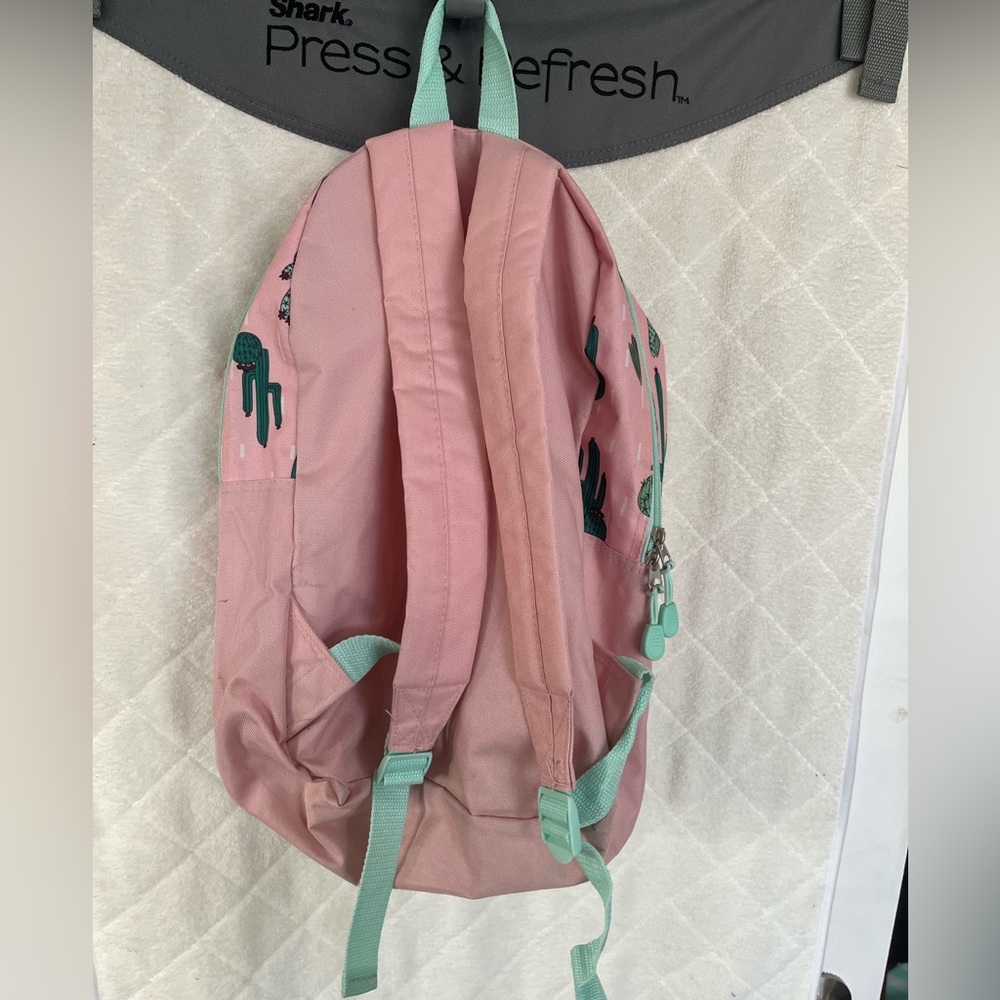 Cactus pink and blue book-bag - Picture 4 of 4